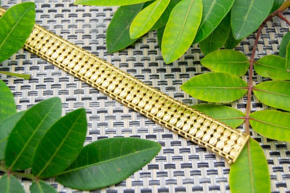 El Monte La Caja de Canarias Subasta mayo 2026 - Pulsera articulada oro amarillo