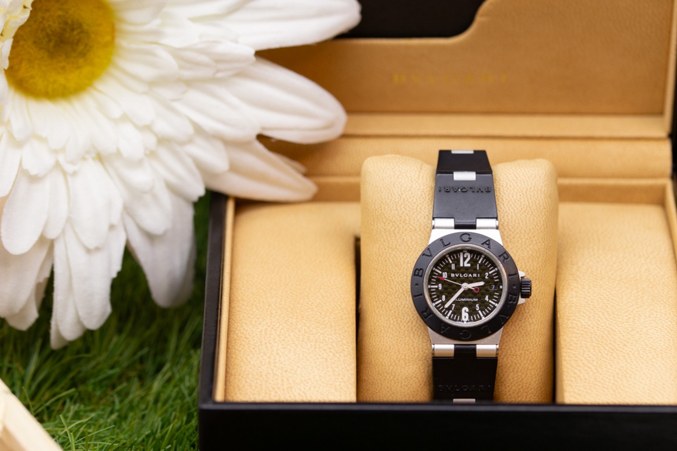 El Monte La Caja de Canarias Subasta septiembre 2026 - Reloj Bulgari Aluminium Diagono