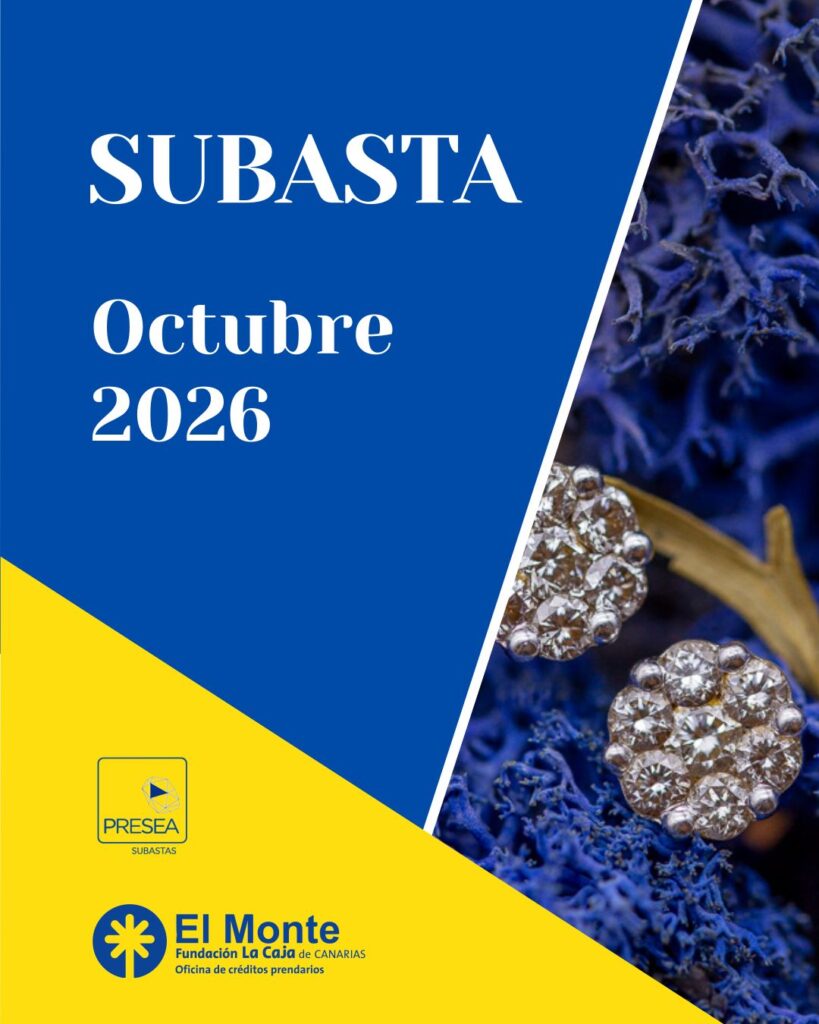 El Monte La Caja de Canarias Subasta octubre 2026