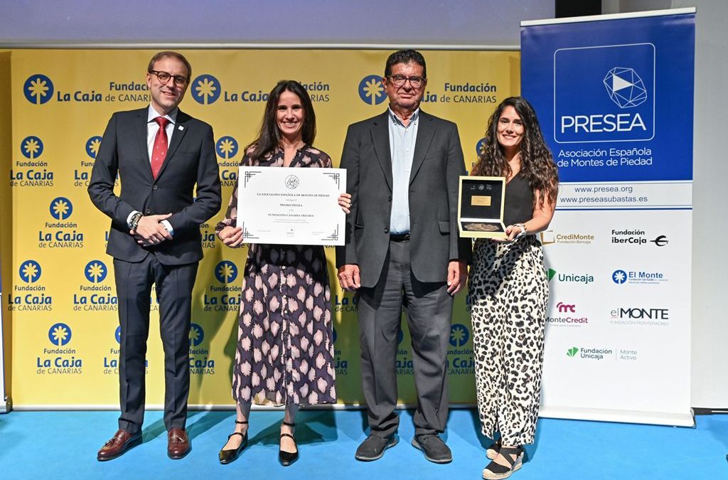 La Asociación Española de Montes de Piedad premia a la Fundación Canaria Yrichen por su labor de inclusión social
